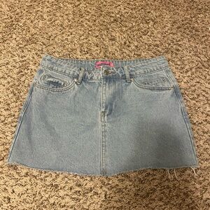 Edikted denim skirt - Size S- Never worn